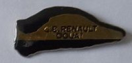 Pin's  Ville, Automobiles  RENAULT, C.E  RENAULT  DOUAI  ( 59 ) - Renault