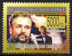 GUINEA - 1v - MNH - Subway -  Christophe Lambert - Movies - Film - Kino - Césars - Ciné Films - Luc Besson - Film