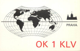 QSL Card Czechoslovakia Radio Amateur Station OK1KLV Y03CD 1984 - Radio Amatoriale
