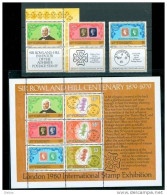 St. Vincent Nr: B9, 540-42  Stamp On Stamp Rowland Hill MNH ** #B122 - St.Vincent (1979-...)