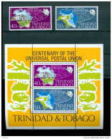 Trinidad Tobago Nr: B12, 328-29 Stamp On Stamp Rowland Hill MNH ** #B118 - Trinidad & Tobago (1962-...)