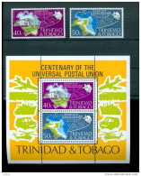 Trinidad Tobago Nr: B12, 328-29 Stamp On Stamp Rowland Hill MNH ** #B118 - Trinité & Tobago (1962-...)