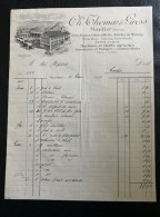 70135 - Facture Ch.Thomas-Gross Fers,Fontes Machines Agricoles Moutier 31.03.1908 - Schweiz