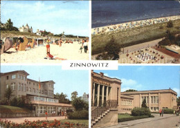 72258062 Zinnowitz Ostseebad Strand Sportanlagen Haus Schmirgal Kulturhaus Zinno - Zinnowitz