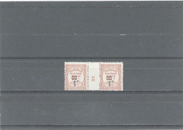 MILLESIME -TAXE N°53 -1F /60c ROUGE   N*/ **  -MILLESIME 5 = 1925 - Millesimes