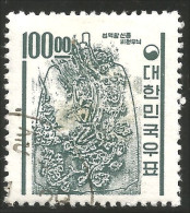 550 Korea 1964 100 Won King Songdok Roi Bell Tunique (KOS-82) - Corée Du Sud