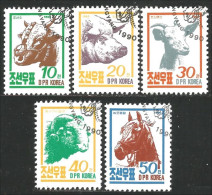 548 Korea Boeuf Cochon Pig Chèvre Goat Cheval Horse Mouton Sheep Ram (KON-126) - Ferme