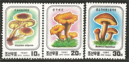 548 Korea 1987 Mushrooms Champignons Funghi Pilze Hongos MNH ** Neuf SC (KON-119) - Funghi