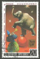 548 Korea Cirque Circus Zirkus Elephant Elefante Norsu Elefant Clown (KON-104) - Cirque