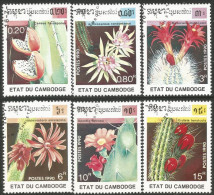 534 Cambodge Fleurs Cactus Cactii Flowers (KAM-267) - Cactusses