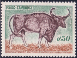 534 Cambodge Boeuf Kouprey Ox MH * Neuf (KAM-219) - Kambodscha