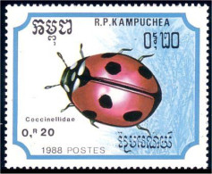 534 Cambodge Coccinelle Ladybug MNH ** Neuf SC (KAM-145a) - Kambodscha