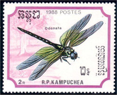 534 Cambodge Libellule Dragonfly MNH ** Neuf SC (KAM-147a) - Kambodscha