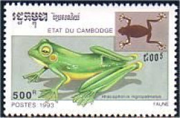 534 Cambodge Grenouille Frog MNH ** Neuf SC (KAM-133b) - Frogs