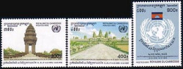 534 Cambodge Arts Cambodgiens Cambodian Monuments MNH ** Neuf SC (KAM-109b) - Monuments