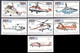 534 Cambodge Hélicoptères Helicopters MNH ** Neuf SC (KAM-45b) - Elicotteri