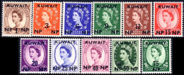 556 Kuwait 1957-58 Set MNH ** Neuf SC (KUW-14) - Kuwait