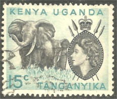554 Kenya Elephant Elefante Norsu Elefant Olifant (KUT-57a) - Elefanti