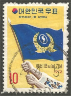 550 Korea 1972 Flag Drapeau Flagge Vlaage Bandiere (KOS-354) - Briefmarken