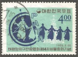 550 Korea 1965 Music Musique Danse Tanz Dance Bailar PATA Travel Association (KOS-280) - Danse