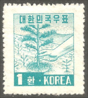 550 Korea 1953 Plantation Arbre Tree Planting MH * Neuf (KOS-131) - Trees