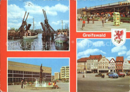 72257824 Greifswald Mecklenburg Vorpommern Wiecker Bruecke Kaufhalle 8. Mai Plas - Greifswald