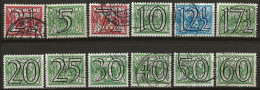 PAYS-BAS: Obl., N° YT 347A à 359, Sf N° 354, 12 Tp, TB - Used Stamps