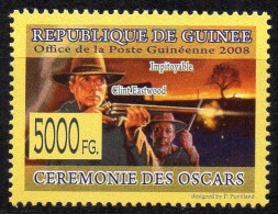 GUINEA - 1v - MNH - Unforgiven - Clint Eastwood - Morgan Freeman - Film - Kino - Oscars - Ciné - Films - Cinema