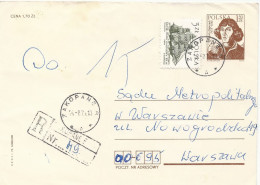 Poland Envelope Used Ck 56 S.73.I.08: Copernicus M.Kopernik (postal Circulation Zakopane) - Stamped Stationery