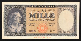 1000 Lire Medusa 15 09 1959 Bb   LOTTO 352 - Verzamelingen