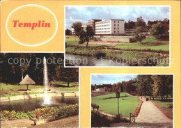 72255522 Templin FDGB Erholungsheim Salvador Allende Buergergarten Fontaene Temp - Templin