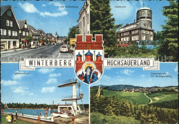 72255444 Winterberg Hochsauerland Waltenberg Astenturm Sprungschanze Schwimmbad  - Winterberg