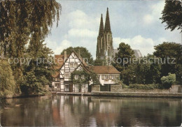 72255336 Soest Arnsberg Muehle Am Grossen Teich Mit Wiesenkirche Soest - Soest