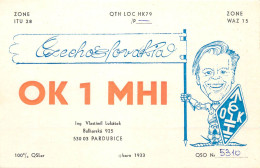 QSL Card Czechoslovakia Radio Amateur Station OK1MHI Y03CD 1984 Vlasta - Radio Amateur