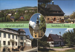 72254845 Seiffen Erzgebirge Rathaus Spielzeugmuseum Freichlichtmuseum Rundkirche - Seiffen