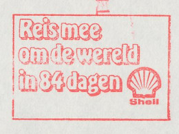 Meter Cover Netherlands 1972 Travel Around The World In 84 Days - Shell - The Hague - Sonstige & Ohne Zuordnung