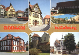 72254637 Rodach Coburg Rathaus Marktplatz Jagdschloss Schwimmbad Bad Rodach - Bad Rodach