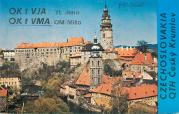 QSL Card Czechoslovakia Radio Amateur Station OK1VJA Y03CD 1986 Jana - Radio Amateur