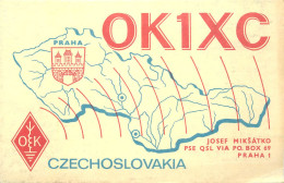 QSL Card Czechoslovakia Radio Amateur Station OK1XC Y03CD - Amateurfunk