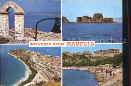 72254302 Nauplia Nauplion Teilansichten Festung Burg Strand Nauplia Nauplion - Griechenland