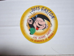 AUTOCOLLANT GASTON 36 15 GASTON UNE BONNE GAFFE CA REMONTE LE MORAL - Gaston