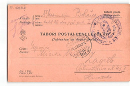 16304 TABORI POSTAHIVATAL 68 TO ZAGREB - Lettres & Documents