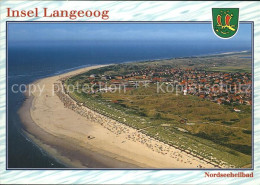 72253718 Langeoog Nordseebad Fliegeraufnahme Nordseeinsel Langeoog - Langeoog