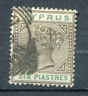 Cyprus 1894 - 6 Pi SG 45 Used. Chypre  Zypern - Cipro (...-1960)