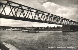 72253104 Neuwied Rhein Rheinbruecke Rheindampfer Neuwied - Neuwied