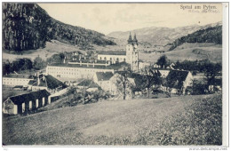 SPITAL Am Pyhrn, Panorama  1907; Gel. , Korrespondenzkarte - Spital Am Phyrn