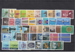 Iceland 1968-1971 - Full Years MNH ** - Années Complètes