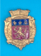 Broche En Laiton Embouti - A.G.E.P.L.R. - Lyon (69) - 6 Août 1922 - Pas Un Pin's - Obj. 'Souvenir De'