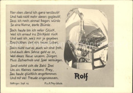 72251735 Haltingen Geburtskarte Rolf Weil Am Rhein - Weil Am Rhein