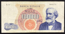 1000 LIRE Italia Verdi I° Tipo 20 05 1966 Serie Sostitutiva X12 R2 RR Mb+ Naturale  LOTTO 454 - 1.000 Lire